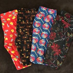 Lularoe OS leggings are of 4